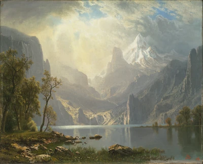 bierstadt, peinture, art, nature