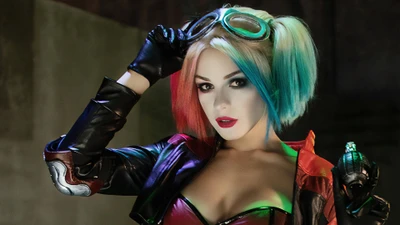 harley quinn, косплей, cosplay, комиксы, dc comics