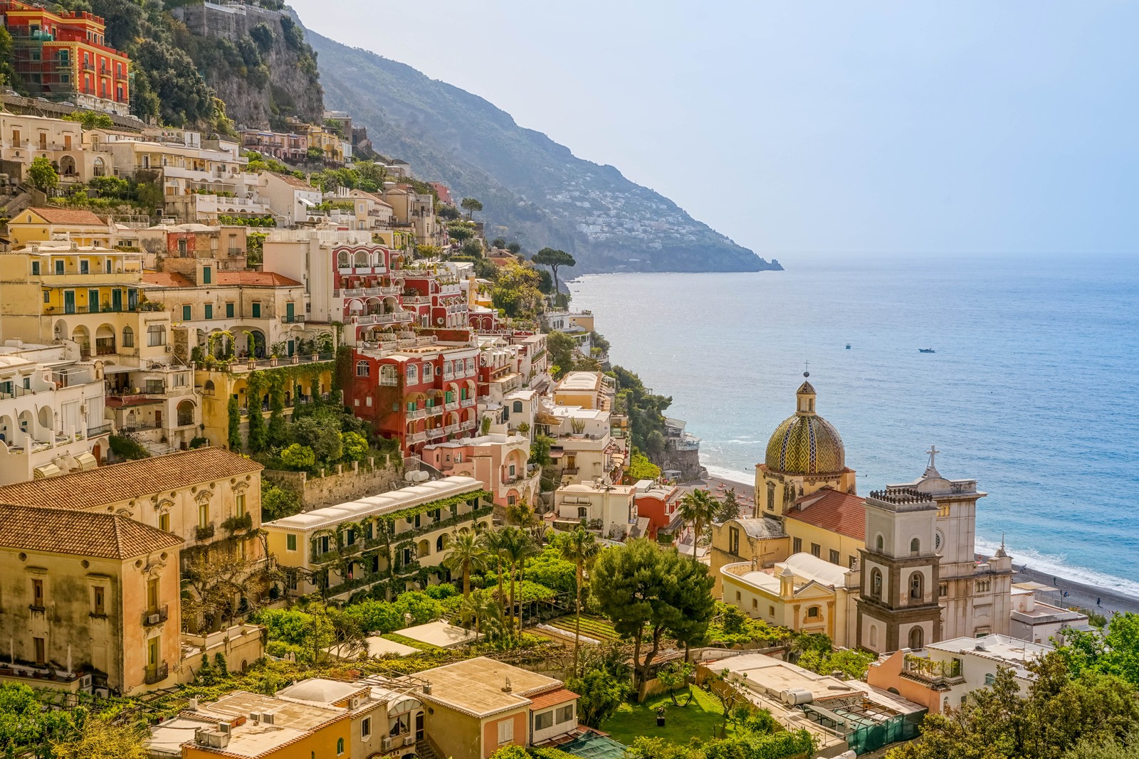 amalfi coast, positano, sorrento, town, coast wallpaper