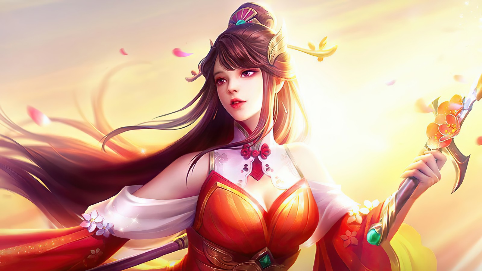 Скачать обои одета, auspicious charm, кожа, mobile legends, bang bang