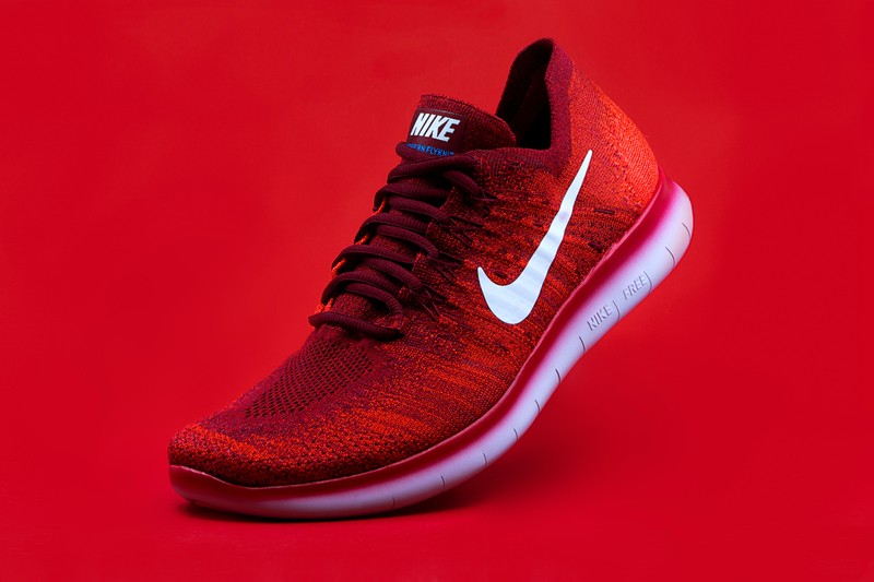 Кроссовки nike flyknit racer красные / белые / черные (спортивная обувь, кроссовки, обувь, интернет магазин, одежда)