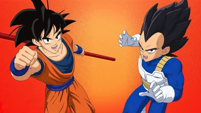 Enfrentamiento épico: Goku y Vegeta en Fortnite x Dragon Ball Super