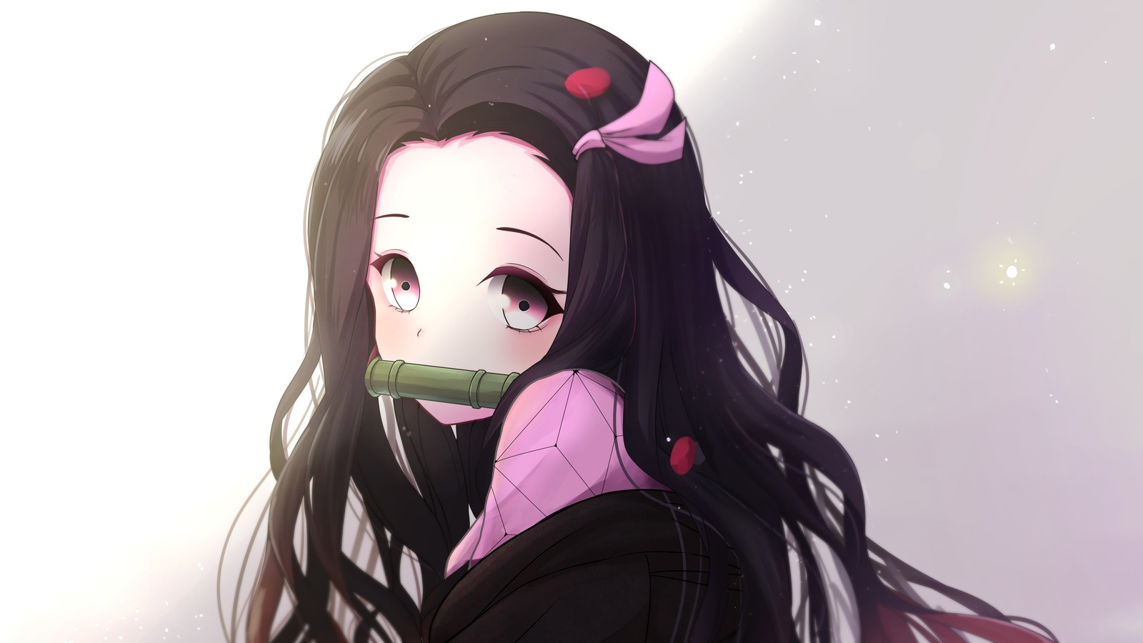 Скачать обои nezuko kamado, kimetsu no yaiba, аниме, anime, убийца демонов кимэцу но яиба