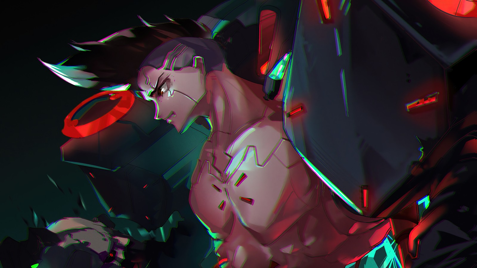 Anime, arte anime, personajes de anime, anime, arte anime, anime (david martinez, exoesqueleto, cyberpunk corredores, cyberpunk edgerunners, netflix)