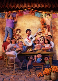 coco, disney, familia, película, pixar