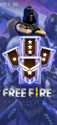 Free Fire: Emblema de Campeão dos Campos de Batalha