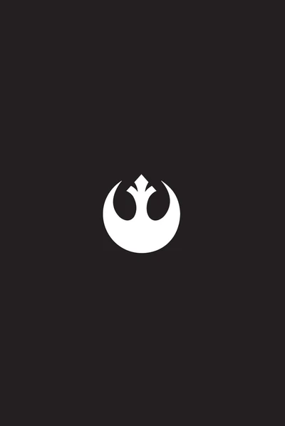 Minimalistisches Symbol der Rebellenallianz aus Star Wars