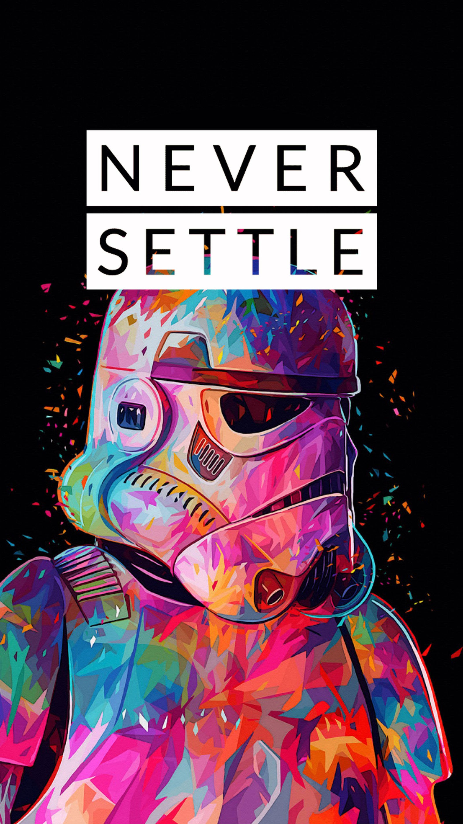 Скачать обои никогда не соглашайтесь, never settle, neversettle, звёздные войны, starwars