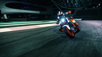 motorcycle, ktm, race track, ktm 390 duke, racing