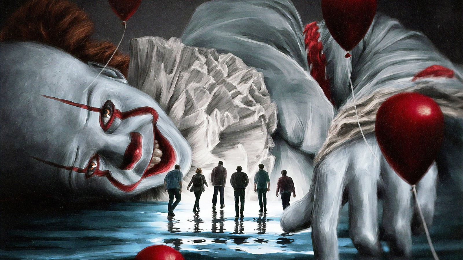 it chapter 2, movie, it chapter two, pennywise, balloon wallpaper