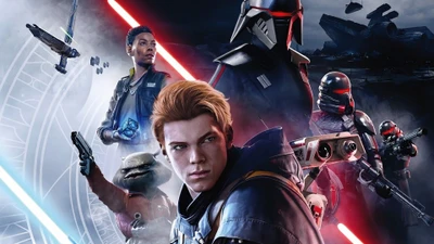 Кал Кестис и союзники в Star Wars Jedi: Fallen Order