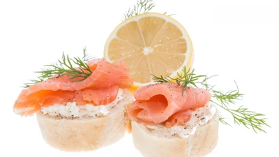 smoked salmon, lox, seafood, sushi, salmon