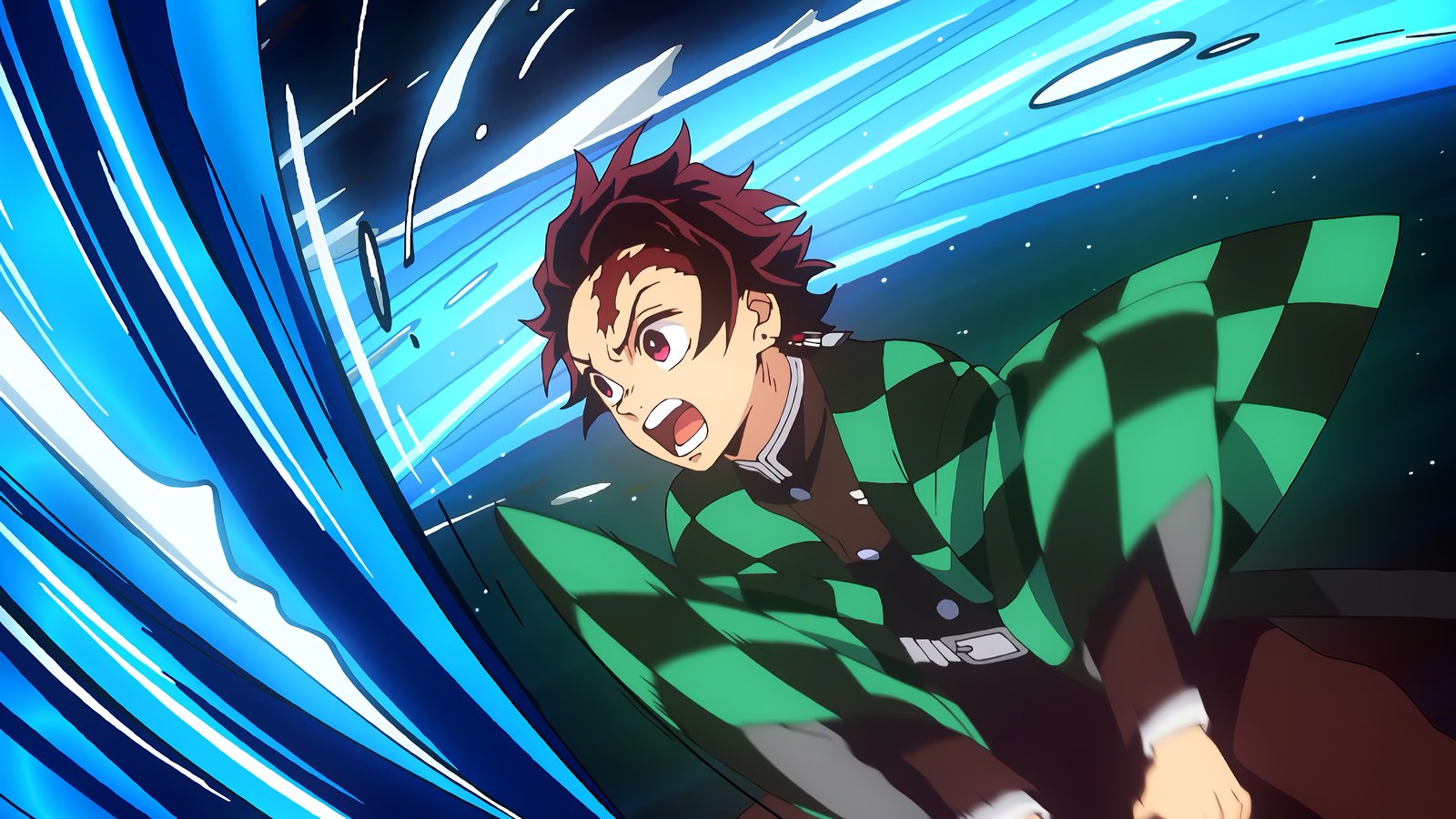 Téléchargez le fond d'écran tanjiro kamado, tanjirou kamado, kimetsu no yaiba, anime, tueur de démons kimetsu no yaiba