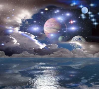 Celestial Dreamscape: A Cosmic Reflection