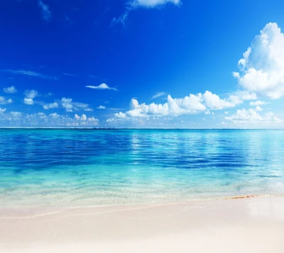 Tranquil Blue Waters and Sandy Shores