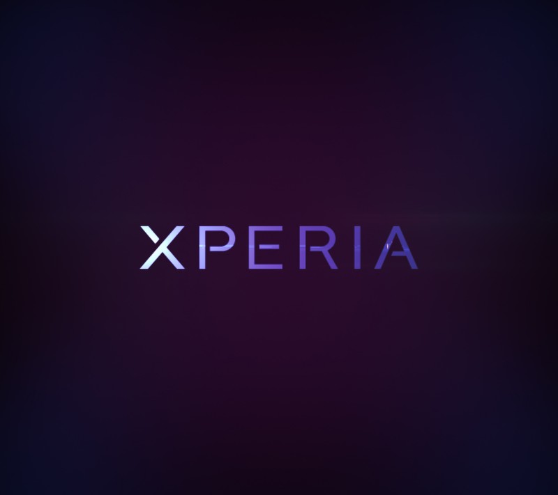 Ближний план фиолетового и синего фона с надписью xperia (акро, ион, miro, сл, sl)