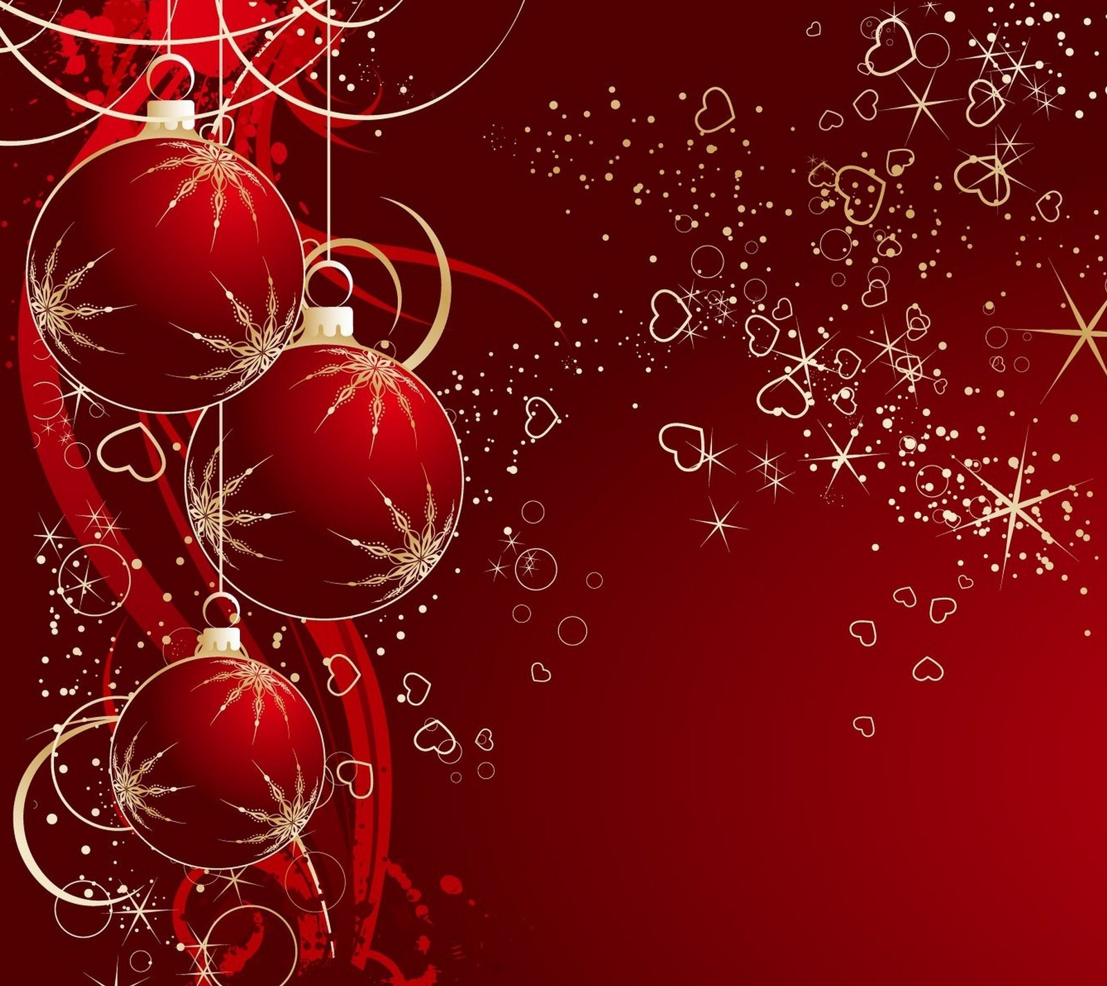 balls, christmas, decor, holiday wallpaper