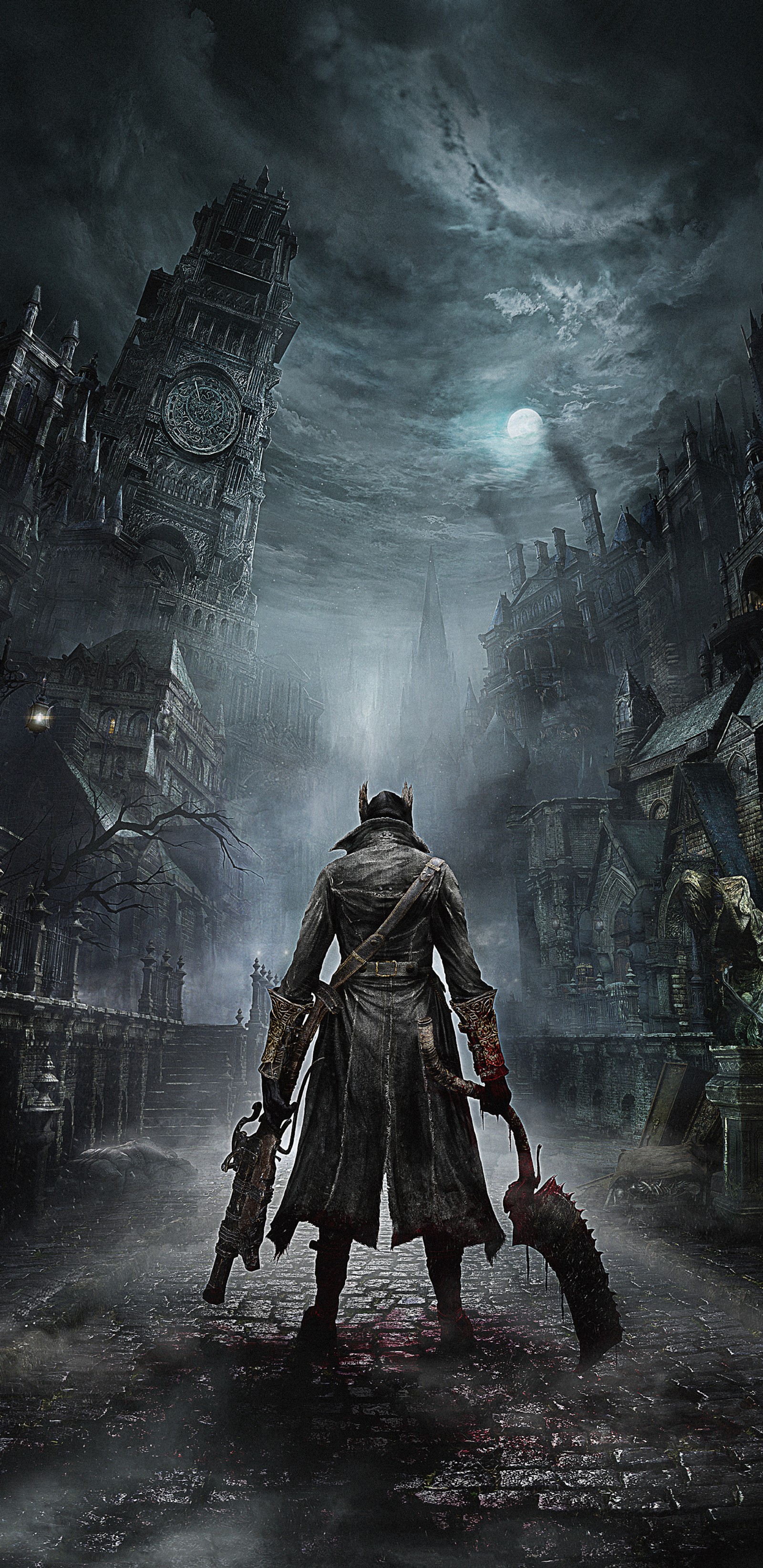 Téléchargez le fond d'écran bloodborne, fromsoftware, jeu, gothique, londres