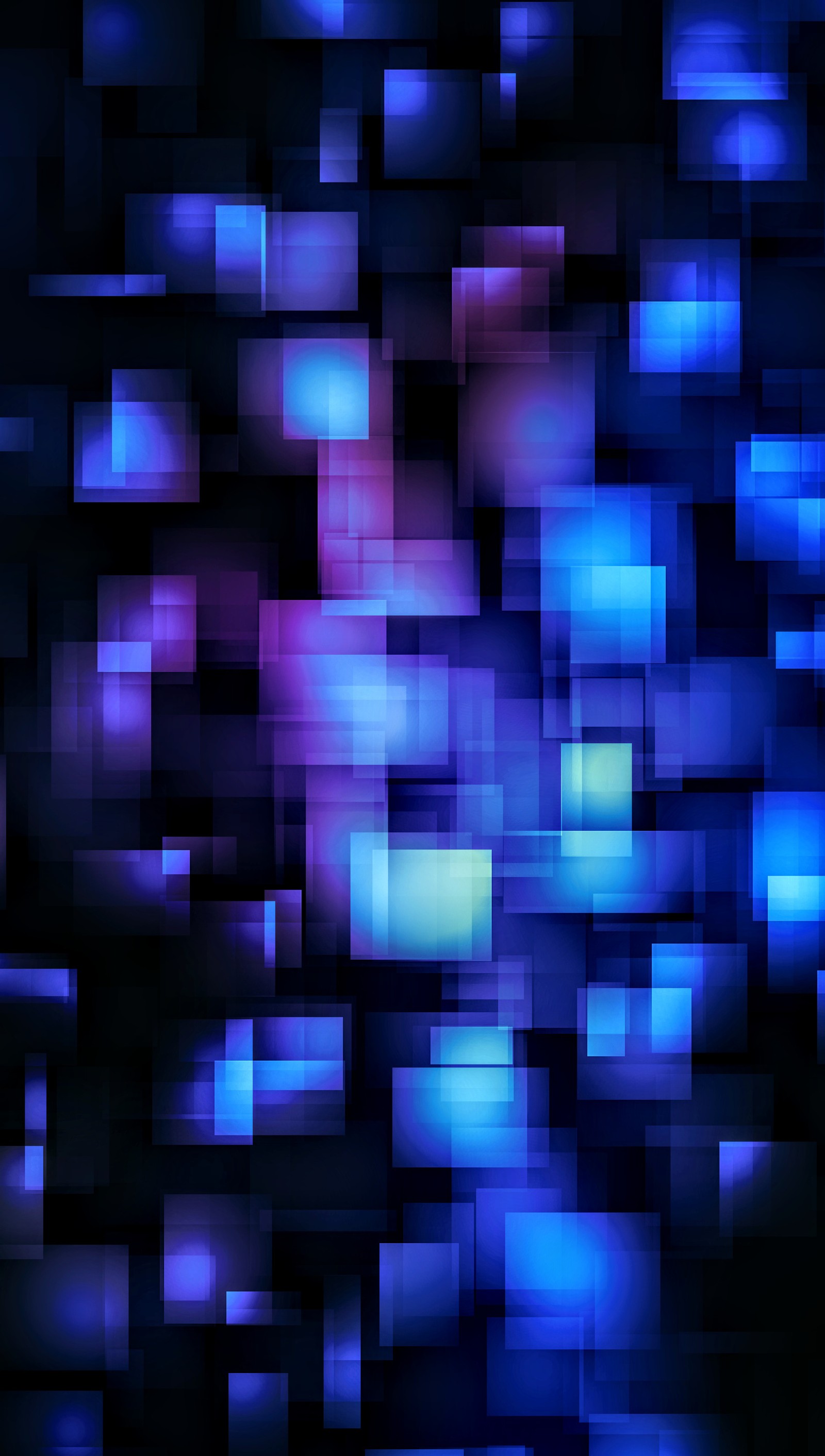 A close up of a blue and purple abstract background with squares (blue, purple)