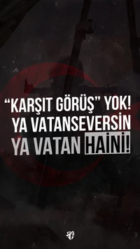 Ya Vatan Severisin, Ya Vatan Haini!" - A Bold Statement on Patriotism