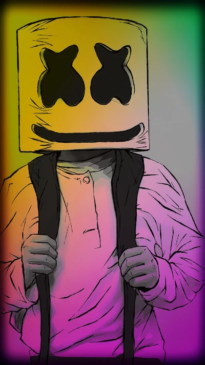 marshmello, dj, musique, art