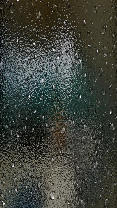 drops, glass, rain