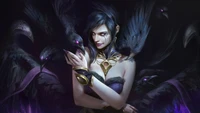 morgana, league of legends, lol, video game, fan wallpaper