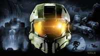 Master Chief's Iconic Helmet: Halo The Master Chief Collection 4K Wallpaper