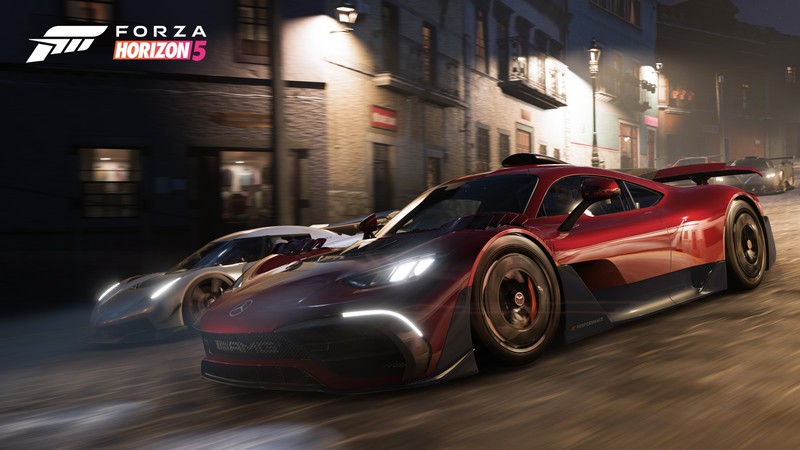 Гонка forza horizon на улице (forza horizon 5, mercedes amg project one, игры 2021 года, гонки, компьютерные игры)