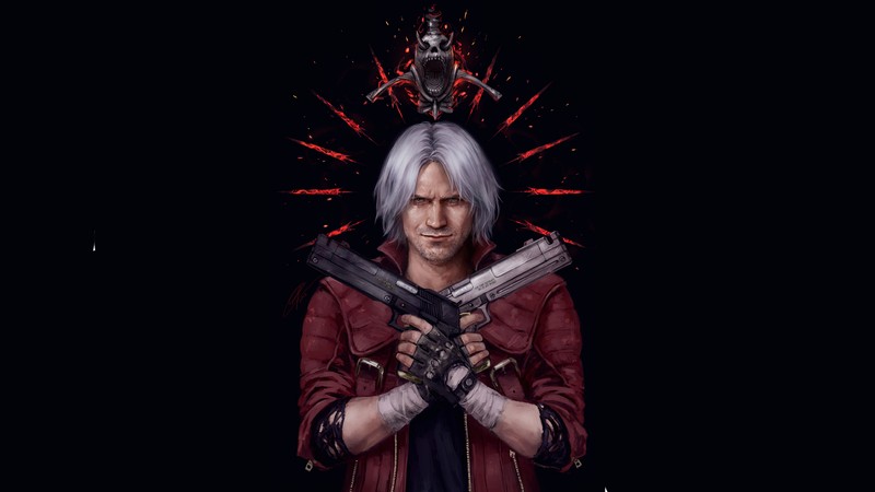 Обои devil may cry в hd. (данте, dante, пистолет, оружие, дьявол может плакать 5)