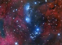 Vibrant Nebulae in the Cosmic Expanse