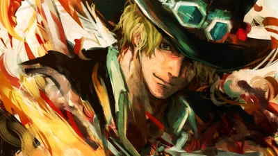 sabo, one piece, anime