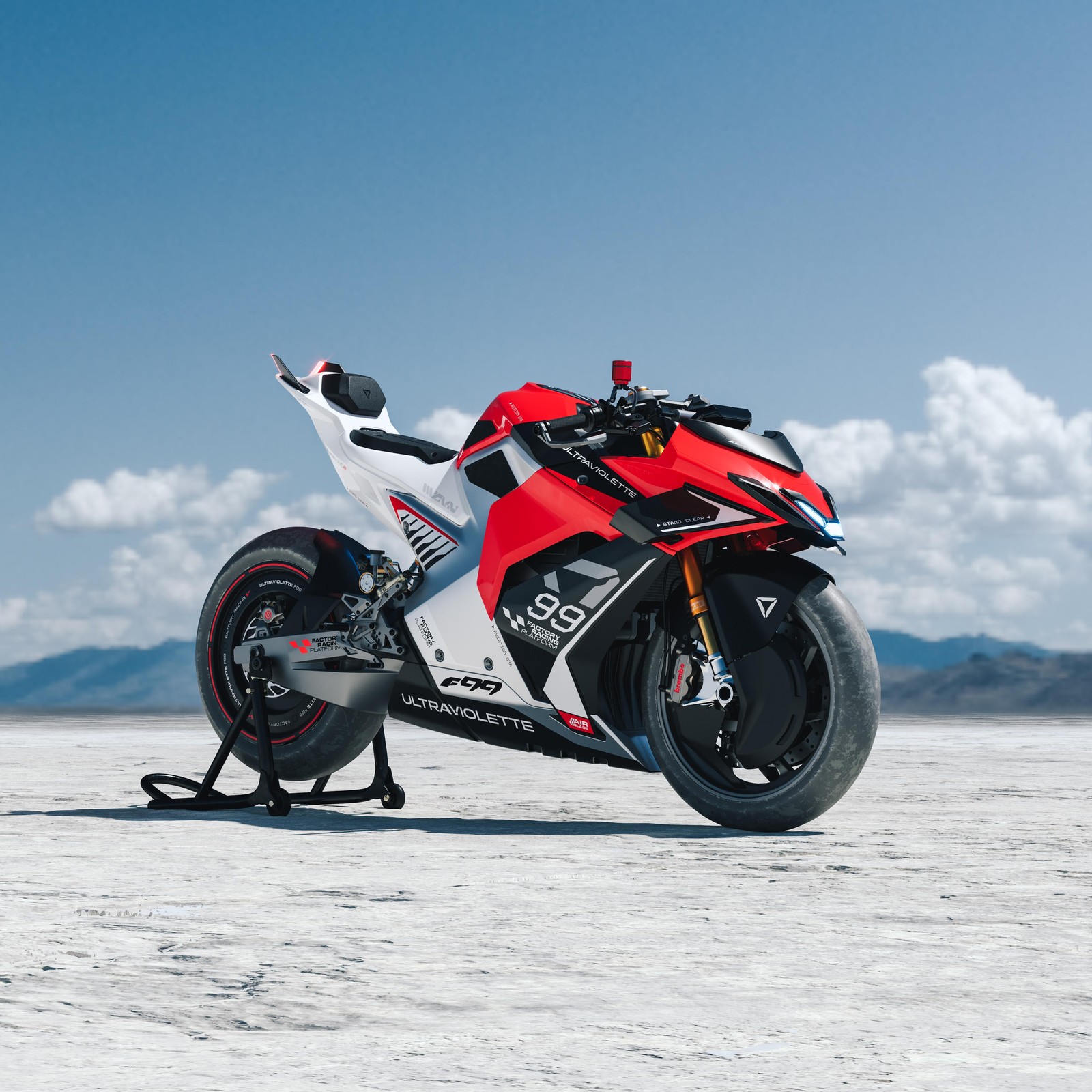 Скачать обои ультравиолетовый f99, electric superbike, 2024, электрический мотоцикл, электрические спортивные мотоциклы