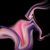 Ondas abstratas coloridas inspiradas no design do Samsung Galaxy Note 9