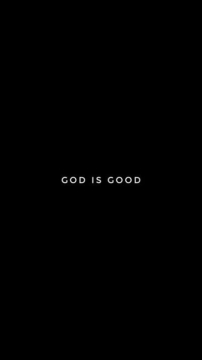 God is Good - Minimalist Elegance