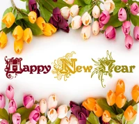 2013, cool, flower, greetings, happy new year wallpaper