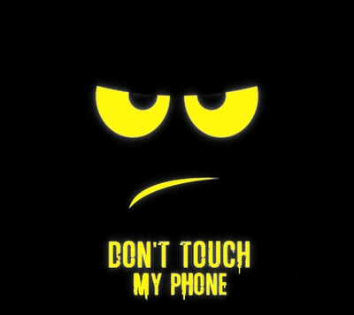 dont, mon, téléphone, toucher