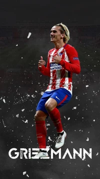 celebração do griezmann, griezmann wallpaper