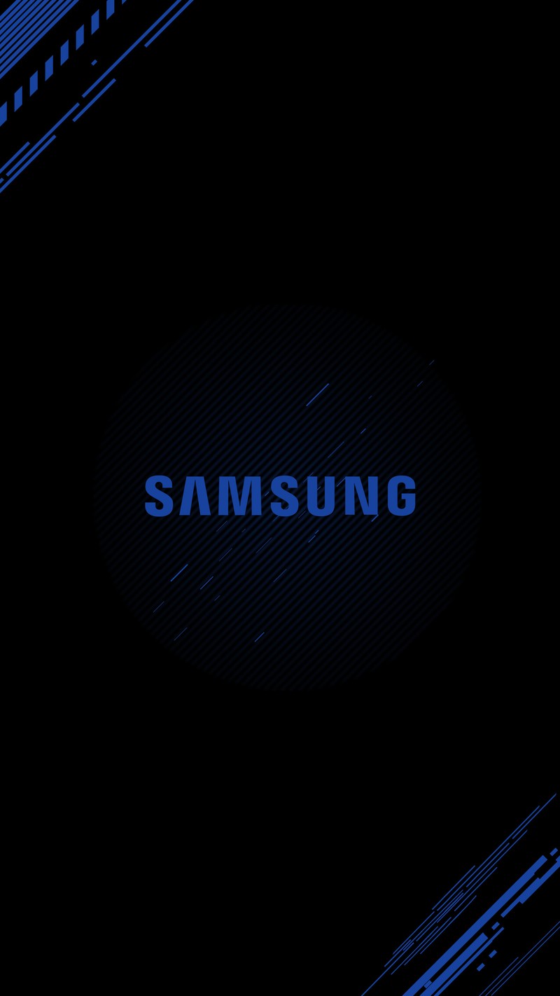 Близкий план логотипа samsung на черном фоне (галактика, s8, samsung)