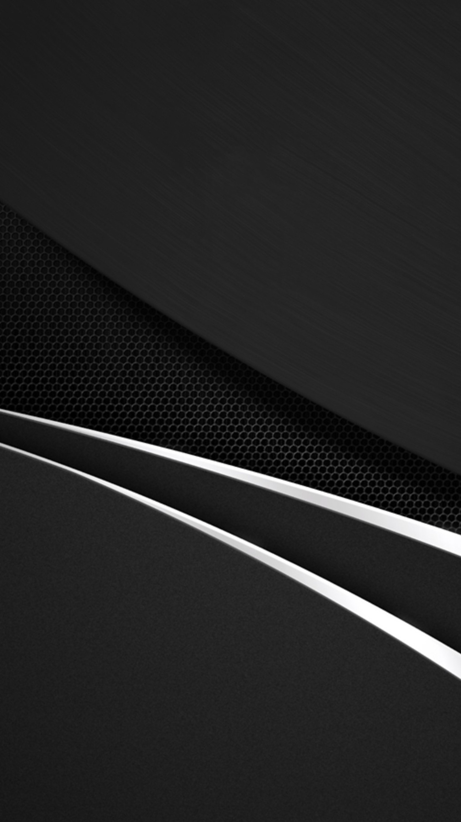 A close up of a black and white background with a curved design (beauty design, black, s7, silver, super)