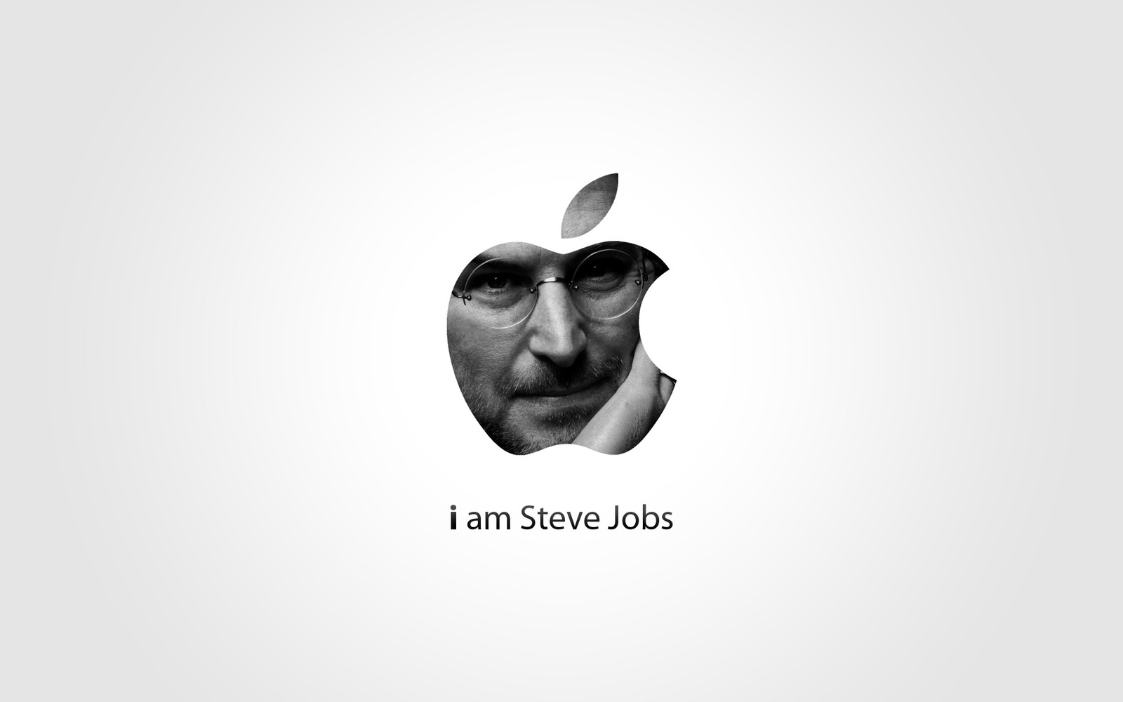 Um close de uma pessoa com um logo da apple em um fundo branco (steve jobs, logotipo, gráficos, marca, design gráfico)