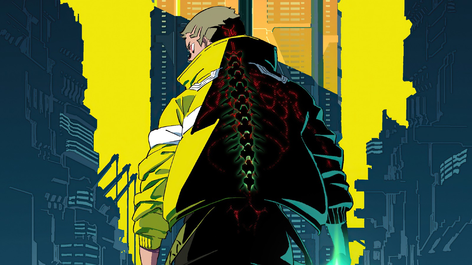 Póster de la película animada de batman (cyberpunk corredores, cyberpunk edgerunners, netflix, series de televisión)