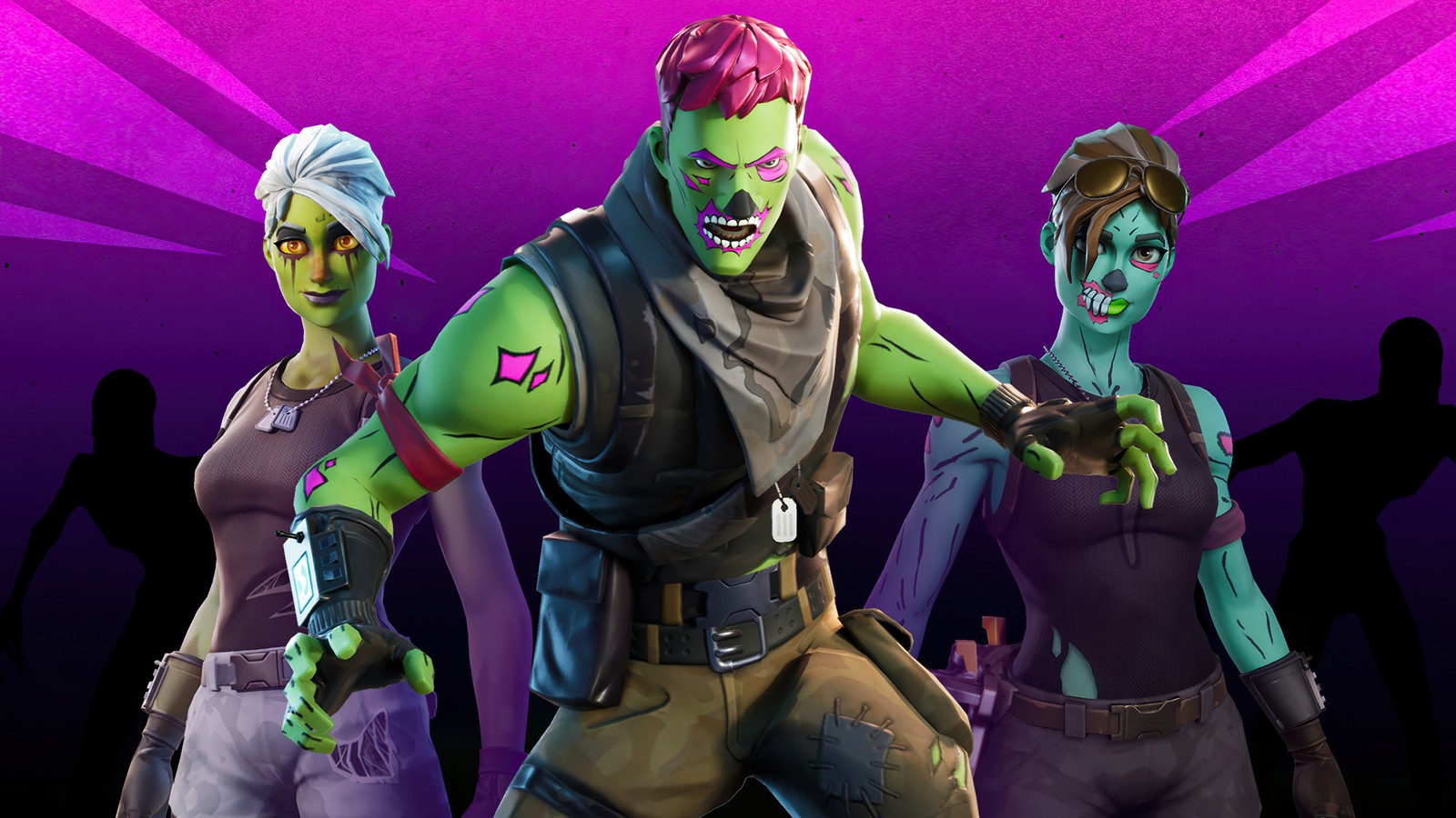 Téléchargez le fond d'écran fortntie, zombie, ghoul trooper, brainiac