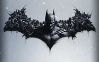 Batman Monocromático: Uma Homenagem ao Cavaleiro das Trevas e Seus Inimigos