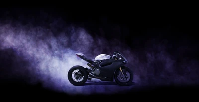 Ducati Panigale: Uma obra-prima da elegância sombria em movimento.