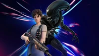 Ellen Ripley trifft auf das Xenomorph in Fortnite Battle Royale