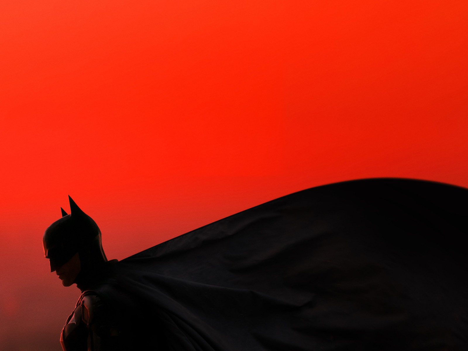 the batman, 5k, 2022 movies, dc comics, red background wallpaper