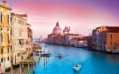 ville de venise, santa maria della salute, grand canal, roman catholic church, venise