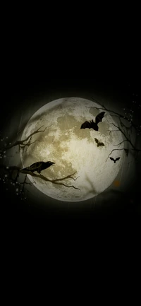 jack skellington, halloween, atmosphere, world, astronomical object wallpaper