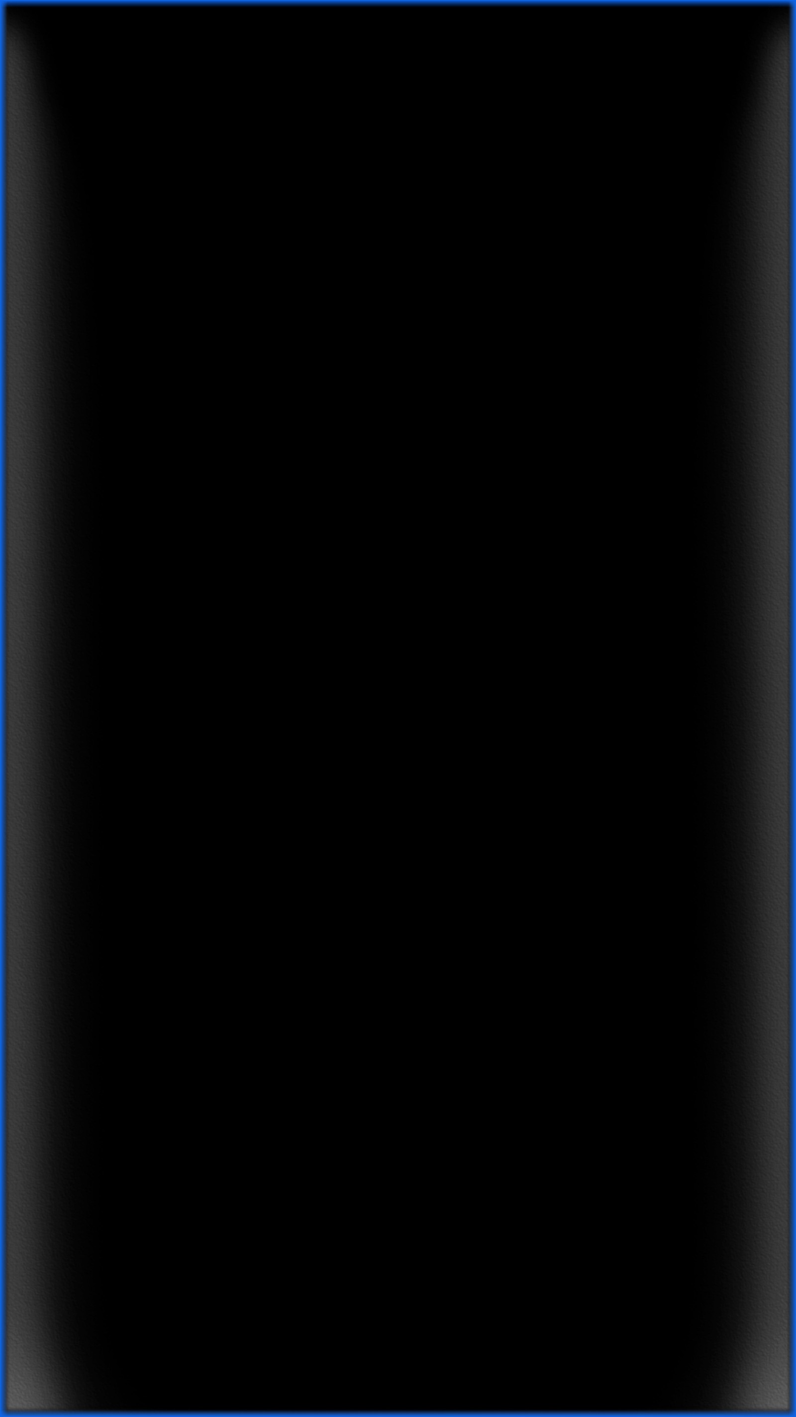 A close up of a black square with a blue border (black, blue, bubu, colors, edge)